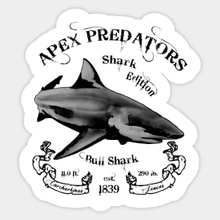 Apex Predators - Shark Edition - Bull Shark Sticker